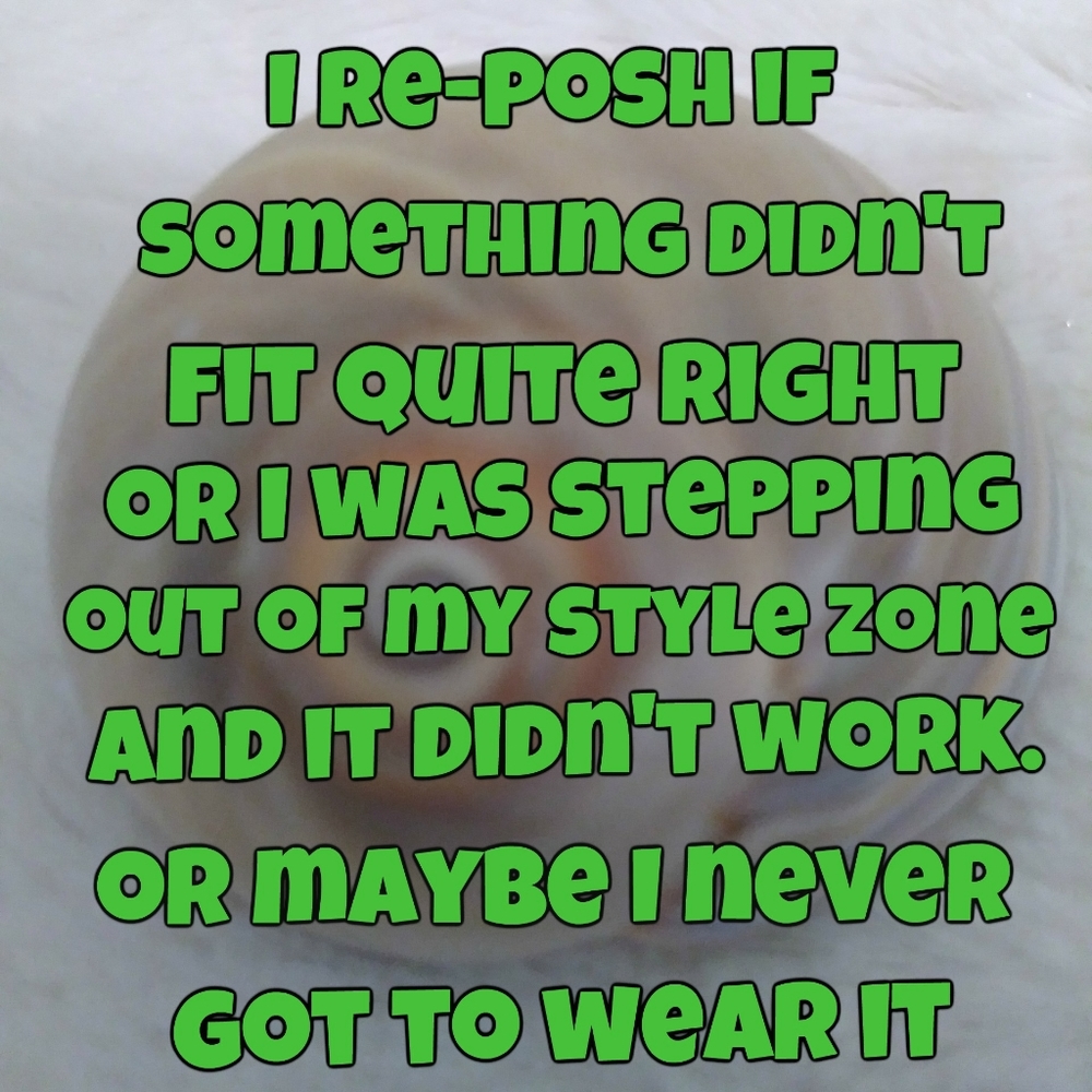 About Re-Poshing - Picture 2 of 11